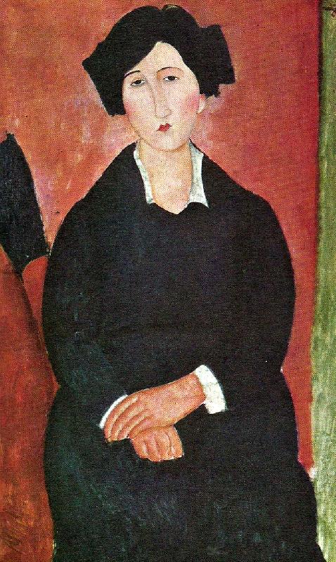 Amedeo Modigliani den italienska kvinna